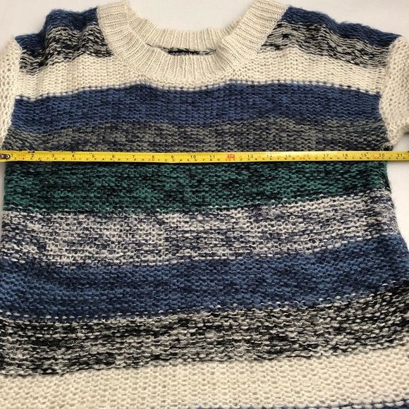 Chaudry KC multicolor soft striped oversized sweater L - Picture 7 of 7